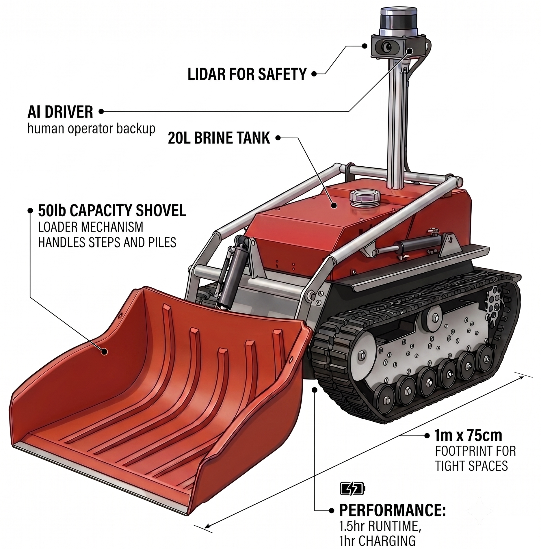 Frost-E Robot Diagram